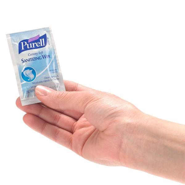 PURELL cottony soft hand sanitizing wipes – single use